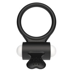 Vibrating Cockring Power Clit Black цена и информация | Эрекционные кольца, насадки на пенис | kaup24.ee