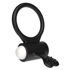 Vibrating Cockring Power Clit Black цена и информация | Эрекционные кольца, насадки на пенис | kaup24.ee