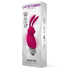 Vibraator Hopye Rabbit Vibrating Bullet Silicone, roosa hind ja info | Vibraatorid | kaup24.ee
