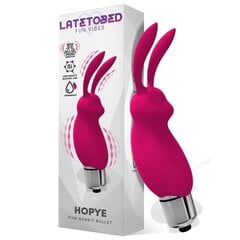 Hopye Rabbit Vibrating Bullet Silicone Pink цена и информация | Вибраторы | kaup24.ee
