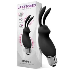 Vibraator Hopye Rabbit Vibrating Bullet Silicone, must hind ja info | Vibraatorid | kaup24.ee