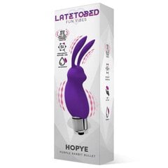 Vibraator Hopye Rabbit Vibrating Bullet Silicone, lilla hind ja info | Vibraatorid | kaup24.ee