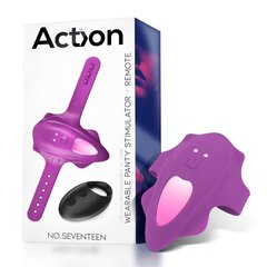 No. Seventeen Panty Stimulator Remote Control Magnetic USB Purple цена и информация | Вибраторы | kaup24.ee