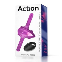 Stimulaator Nr. Seventeen Panty Stimulator Remote Control Magnetic USB, lilla hind ja info | Vibraatorid | kaup24.ee