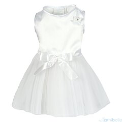 Платье-балерина Amibelle для собаки, белое цена и информация | Одежда для собак | kaup24.ee