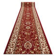 Rugsx ковровая дорожка BCF Morad Klasyk, бордовая, 60 см