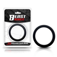 Cock Ring Solid Silicone 5.5 cм Black цена и информация | Эрекционные кольца, насадки на пенис | kaup24.ee