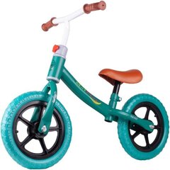 Балансировочный велосипед, зеленый цена и информация | Детский трехколесный велосипед - коляска с удобной ручкой управления для родителей Riff F95941 2в1, фиолетовый | kaup24.ee