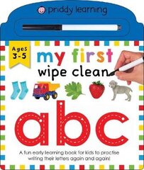My First Wipe Clean ABC hind ja info | Väikelaste raamatud | kaup24.ee