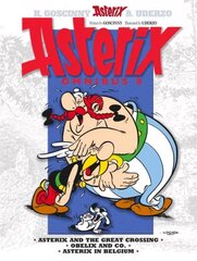 Asterix: Asterix Omnibus 8: Asterix and The Great Crossing, Obelix and Co., Asterix in Belgium hind ja info | Noortekirjandus | kaup24.ee