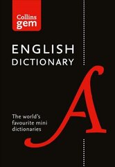 English Gem Dictionary: The World's Favourite Mini Dictionaries Gem 17th edition, Collins English Dictionary: 85,000 Words in a Mini Format цена и информация | Пособия по изучению иностранных языков | kaup24.ee