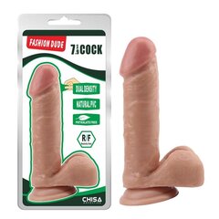 Dildo Dual density Fashion Dude 20 cm Flesh hind ja info | Dildod | kaup24.ee