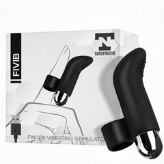 Fivib Finger Vibrating Stimulator USB Silicone Black цена и информация | Вибраторы | kaup24.ee