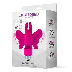 Monarch Butterfly Vibrating Bullet Silicone Pink цена и информация | Вибраторы | kaup24.ee