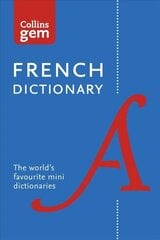 French Gem Dictionary: The World's Favourite Mini Dictionaries 12th Revised edition, Collins French Dictionary: 40,000 Words and Phrases in a Mini Format hind ja info | Võõrkeele õppematerjalid | kaup24.ee