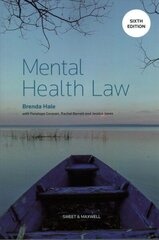 Mental Health Law 6th edition hind ja info | Majandusalased raamatud | kaup24.ee