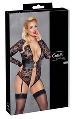 Seksikas bodi Cottelli Bondage, must, XL-XXL цена и информация | Сексуальное женское белье | kaup24.ee