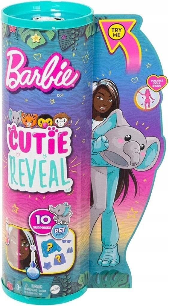 Barbie Cutie Reveal nukukomplekt, elevant цена и информация | Tüdrukute mänguasjad | kaup24.ee