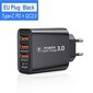 Universaalne laadija 3 USB + Type-C hind ja info | Mobiiltelefonide laadijad | kaup24.ee