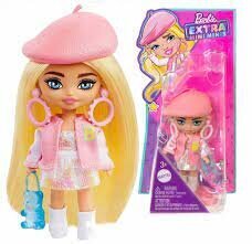 Mini nukk Barbie Extra roosa mütsiga hind ja info | Tüdrukute mänguasjad | kaup24.ee