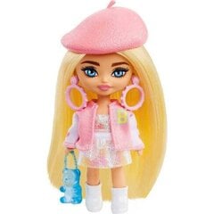 Мини-кукла Barbie Extra розовая шляпа цена и информация | MUST Металлическая бутылочка с Ярким рисунком (без BPA) (500ml) для мальчиков от 3+ лет Серая с Машинкой | kaup24.ee