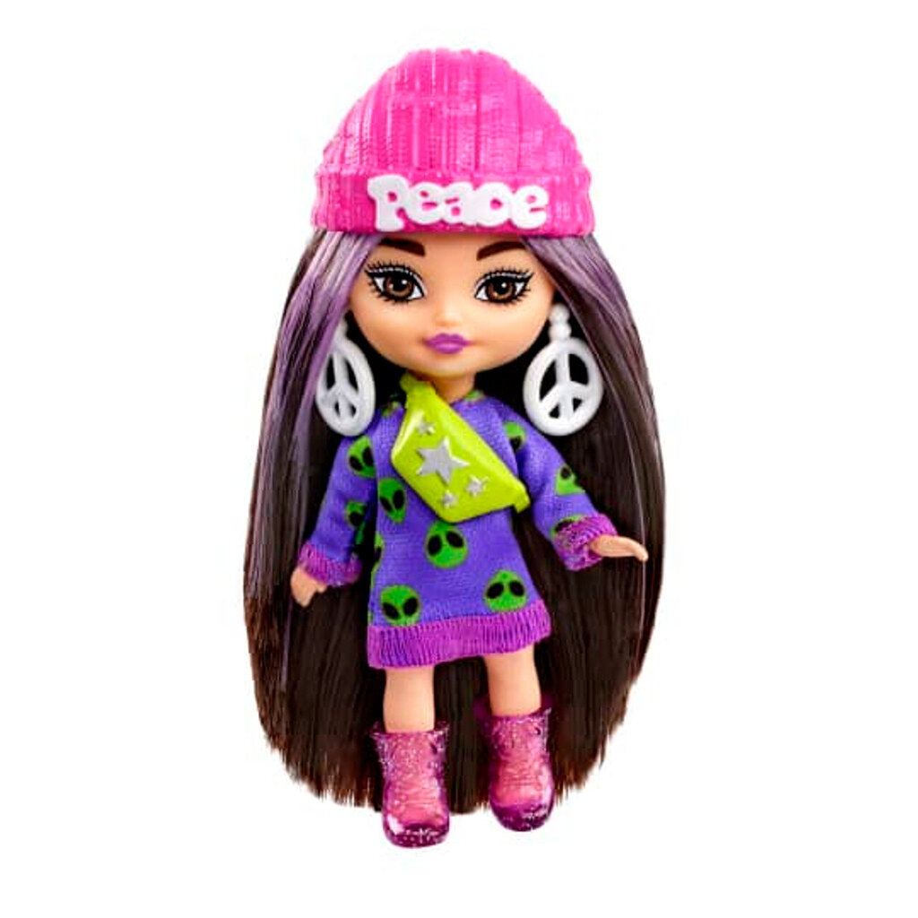 Mini Barbie Extra nukk lilla kleidiga hind ja info | Tüdrukute mänguasjad | kaup24.ee