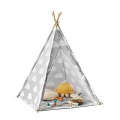 Детская палатка SoBuy OSS03-A01, серая цена и информация | Детские игровые домики | kaup24.ee