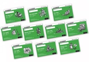 Read Write Inc. Phonics: Black and White Green Set 1 Storybooks Mixed Pack of 10 hind ja info | Noortekirjandus | kaup24.ee
