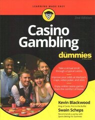 Casino Gambling For Dummies, 2nd Edition 2nd Edition цена и информация | Развивающие книги | kaup24.ee