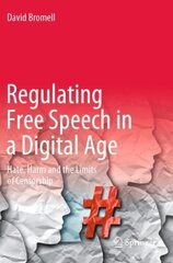 Regulating Free Speech in a Digital Age: Hate, Harm and the Limits of Censorship 1st ed. 2022 hind ja info | Ühiskonnateemalised raamatud | kaup24.ee