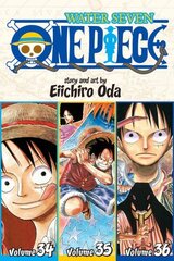 One Piece (Omnibus Edition), Vol. 12: Includes vols. 34, 35 & 36 Omnibus ed, 12 hind ja info | Koomiksid | kaup24.ee