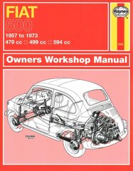 Fiat 500 Owner's Workshop Manual 2nd Revised edition цена и информация | Путеводители, путешествия | kaup24.ee