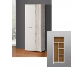Шкаф Net106 MS157, белый/цвет дуба цена и информация | Forte Мебель для прихожей | kaup24.ee