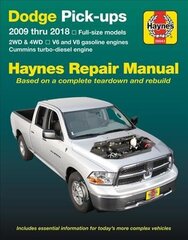 Dodge V6 & V8 Gas & Cummins Turbo-Diesel Pick-Ups (09-18) Haynes Repair Manual: Full-Size Models * 2wd & 4WD * V6 and V8 Gasoline Engines * Cummins Turbo-Diesel Engine 2nd ed. цена и информация | Путеводители, путешествия | kaup24.ee