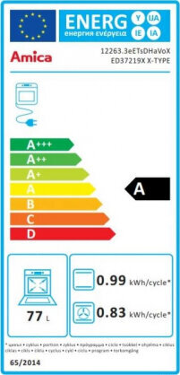 Amica Ahi ED37610X X-TYPE hind ja info | Ahjud | kaup24.ee