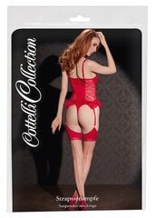 Stockings skin/red 5 цена и информация | Сексуальное женское белье | kaup24.ee