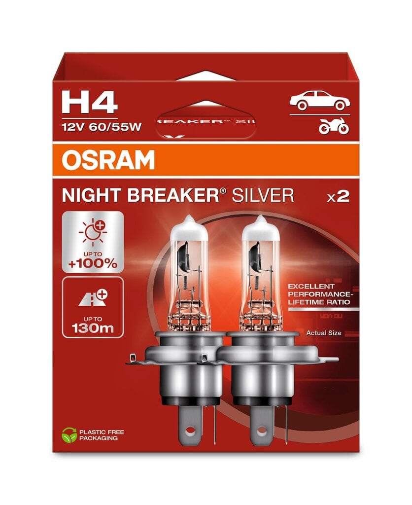 Autopirn Osram 64193NBS H4 12V 60/55W цена и информация | Autopirnid | kaup24.ee