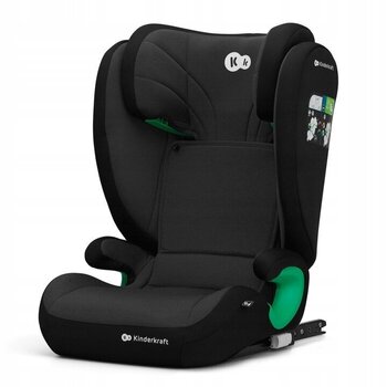 Автокресло Kinderkraft Junior Fix 2 i-Size Isofix, графитовый черный,  15-36 кг цена и информация | Автокресла | kaup24.ee