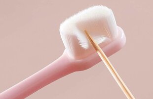 Ультра мягкая зубная щетка с футляром, розовая цена и информация | Для ухода за зубами | kaup24.ee