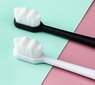 Komplektis 2 Nano hambaharja ümbristega, valge ja must hind ja info | Suuhügieen | kaup24.ee
