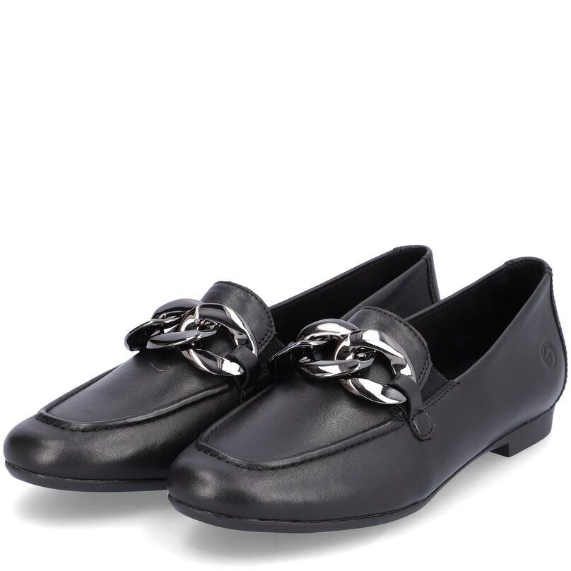 Loafer kingad naistele Remonte, must hind ja info | Naiste kingad | kaup24.ee