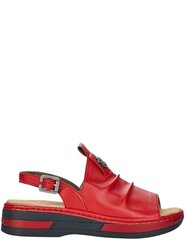 Naiste sandaalid Rieker, punane hind ja info | Naiste sandaalid | kaup24.ee