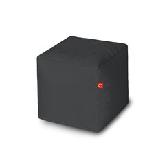 Tumba Qubo™ Cube 50 Graphite Pop Fit, must цена и информация | Кресла-мешки и пуфы | kaup24.ee