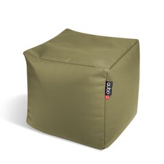 Tumba Qubo™ Cube 25 Kiwi Soft Fit, roheline цена и информация | Кресла-мешки и пуфы | kaup24.ee