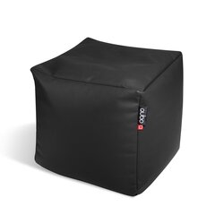 Tumba Qubo™ Cube 25 Date Soft Fit, must цена и информация | Кресла-мешки и пуфы | kaup24.ee