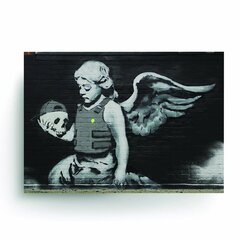 Seinaplakat Banksy Graffiti Fallen Angel Interior Decor - 60 x 43 cm цена и информация | Картины, живопись | kaup24.ee