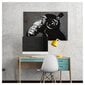 Seinaplakat Banksy Graffiti DJ Monkey kõrvaklappidega – 120 x 83 cm hind ja info | Seinapildid | kaup24.ee