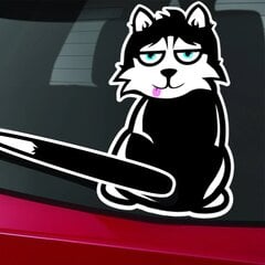 Виниловая наклейка на заднее стекло машины в виде кота Стикеры для автомобилей - 40 см цена и информация | Декоративные наклейки | kaup24.ee