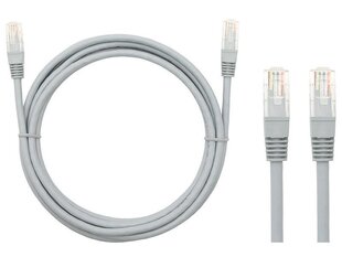 BLOW PRZYŁĄCZE PATCHCORD PROSTY UTP 1,5M SZARY hind ja info | Kaablid ja juhtmed | kaup24.ee