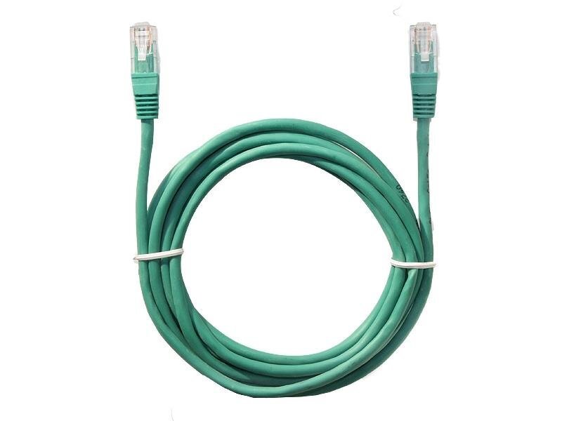 BLOW PRZYŁĄCZE PATCHCORD PROSTY UTP 1,5M ZIELONY цена и информация | Kaablid ja juhtmed | kaup24.ee